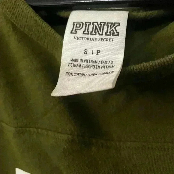 Pink Quarter-sleeve Top Size Small Oversized Baggy Chunky Comfy - Picture 4 of 5